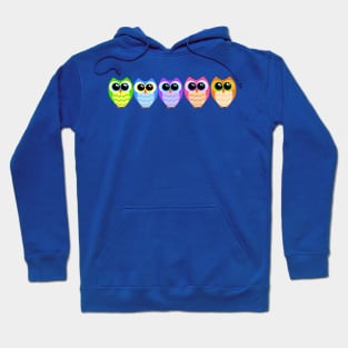 Colorful Owls Hoodie